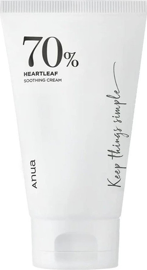 Изображение Anua agodzcy elowy krem Heartleaf 70% Soothing Cream - 100 ml