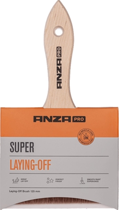 Picture of ANZA BRUSH SMOOTHING WITH WOOD HANDLE 125MM