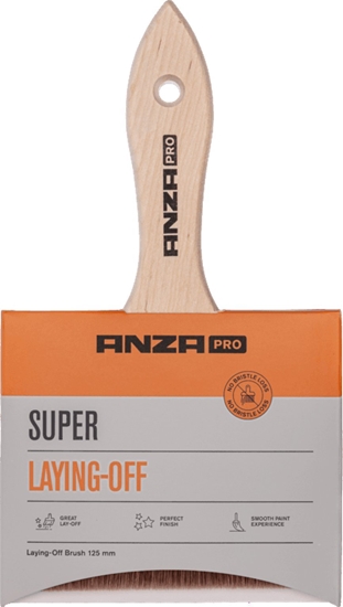 Picture of ANZA BRUSH SMOOTHING WITH WOOD HANDLE 125MM