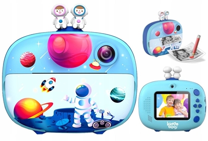 Attēls no Aparat Natychmiastowy 20mp Kamera 1080p Obiektyw Selfie Drukarka Druk Zdj / P83 Niebieski