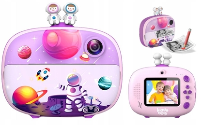 Attēls no Aparat Natychmiastowy 20mp Kamera 1080p Obiektyw Selfie Drukarka Druk Zdj / P83 Róowy