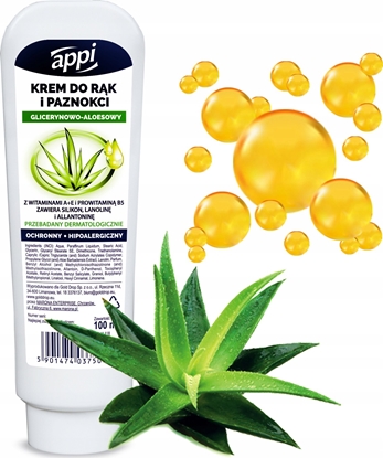 Attēls no Appi Appi Ochronny krem do rk i paznokci Glicerynowo-aloesowy