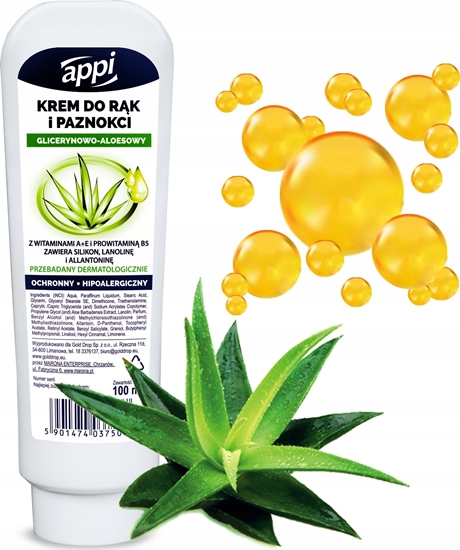 Picture of Appi Appi Ochronny krem do rk i paznokci Glicerynowo-aloesowy