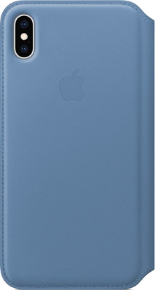 Изображение Apple Etui skórzane folio iPhone XS Max - chabrowe