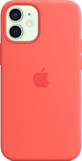 Picture of Apple - iPhone 12 mini Silicone Case with MagSafe Pink Citrus