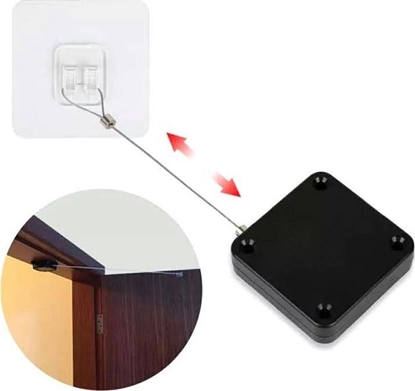 Picture of Apte Automatyczny samozamykacz do drzwi wewntrznych 1.2 m czarny AG799