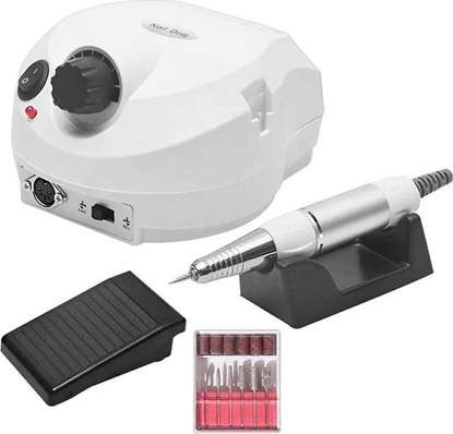 Изображение Aptel Elektryczna Frezarka do Paznokci 65W + Frezy + Kapturki (DA4)