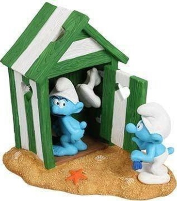 Picture of Aqua Nova Aqua Della Ozdoba Smerf W Chatce 14x11x14cm