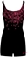 Attēls no AquaWave Strój Kpielowy Qarakuma Wmns Geometric Print/ Black/raspberry Sorbet r. L