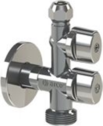 Picture of Arco Zawór COMBI, kule antykamienne, 1/2"x1/2"x1/2", bez nakrtki, metalowe pokrta (40)