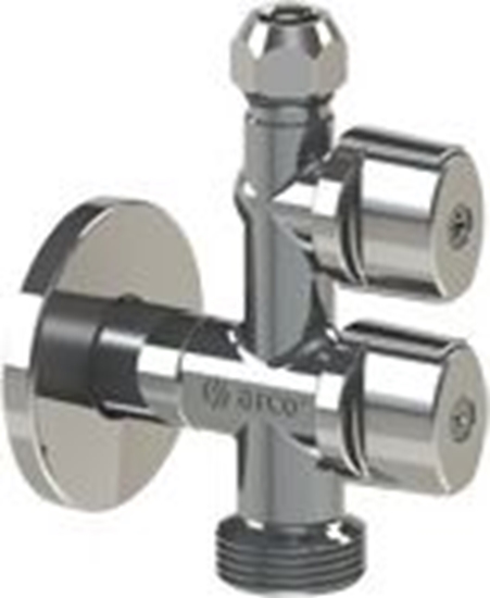 Picture of Arco Zawór COMBI, kule antykamienne, 1/2"x1/2"x1/2", bez nakrtki, metalowe pokrta (40)