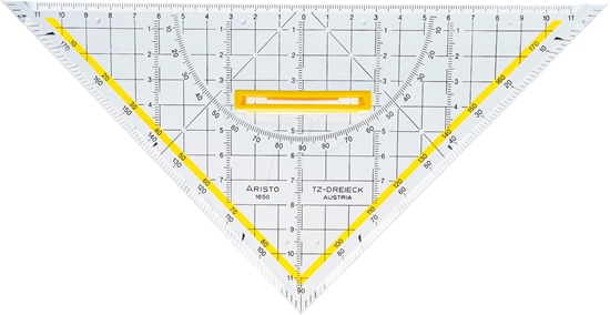Picture of ARISTO TZ-Dreieck 25cm Facette Tuschenoppen 10Stk.