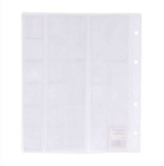 Picture of Arkusze do kolekcjonowania monet, 130 mikr., transparentne