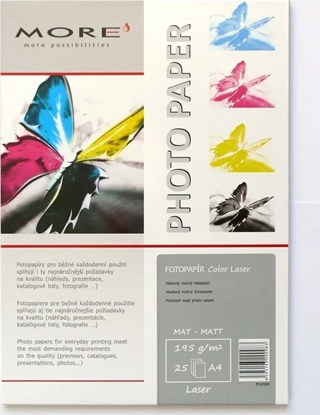 Attēls no Armor ARMOR Coated Color Laser papier; 195g/m2; matt, 25 ark., A4