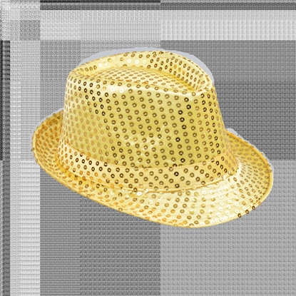 Picture of Arpex KAPELUSZ CEKINY ZLOTY