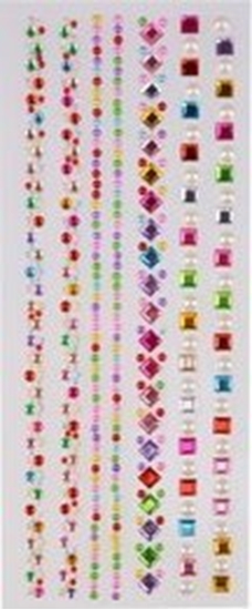 Picture of Arpex Samoprzylepne krysztaki dekoracyjne due MIX