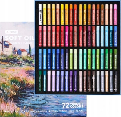 Изображение ARRTX Aliejini pasteli rinkinys ARRTX, 72 spalv