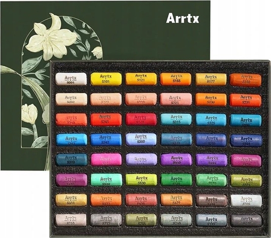Изображение ARRTX Minkt pasteli rinkinys ARRTX, 48 spalv