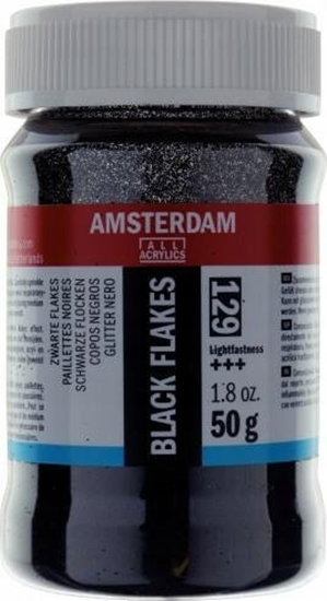 Picture of Artequipment Amsterdam Black Flakes 50 G 129 Jar 75 ml