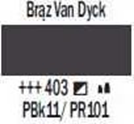 Изображение Artequipment Farba akrylowa TALENS AMSTERDAM 120ml 403 - VANDYKE BROWN uniw