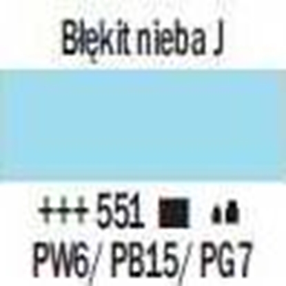 Изображение Artequipment Farba akrylowa TALENS AMSTERDAM 120ml 551 - SKY BLUE LIGHT uniw