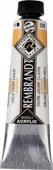 Picture of Artequipment Rembrandt Acrylic Colour Tube Yellow Ochre Light 228