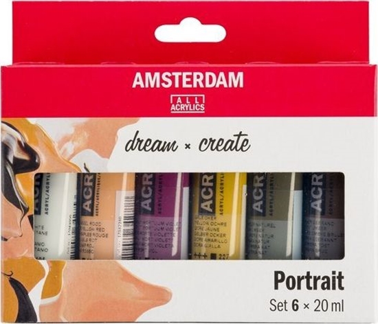 Picture of Artequipment TALENS AMSTERDAM ZESTAW 6X20ML PORTRAIT COLORS uniw