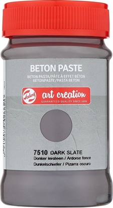 Picture of Artequipment Talens Art Creation Beton Paste Jar 100 ml Dark Slate 7510