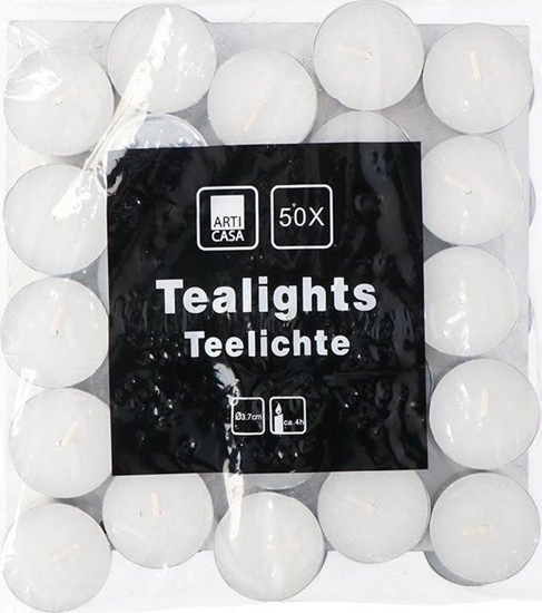 Picture of Articasa Arti Casa - wieczki Tealight podgrzewacze bezzapachowe 50 szt.