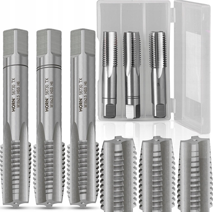 Изображение ARTPOL ARTPOL KOMPLET GWINTOWNIKÓW RCZNYCH M 18x2,50mm  3szt.