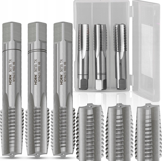 Picture of ARTPOL ARTPOL KOMPLET GWINTOWNIKÓW RCZNYCH M 18x2,50mm  3szt.