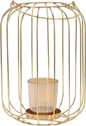 Picture of Art-Pol Lampion druciany zoty z rczk 22 cm