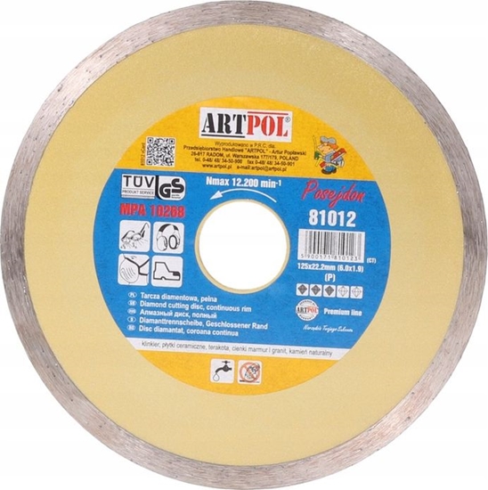 Picture of Art-Pol tarcza diamentowa 125x22,2mm pena /ar (81012)