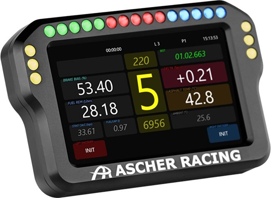 Изображение Ascher Racing Dashboard 4"