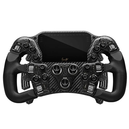 Picture of Asetek SimSports Invicta Formula Lenkrad, 4,3-Zoll-LCD, USB-C - Black on Black Edition