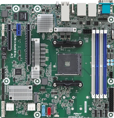 Attēls no ASRock ASRock Mainboard X570D4U-2L2T/BCM micro-ATX Sockel AM4 Single