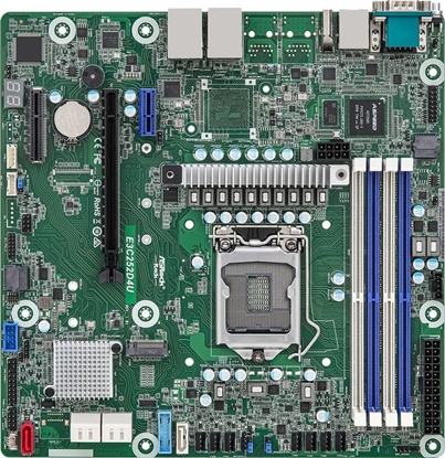 Attēls no ASRock Pyta gówna ASRock E3C252D4U 1x LGA1200 Intel Xeon E-23XX C252 (4xDIMM SATA 1xM.2 2x1GbE IPMI)