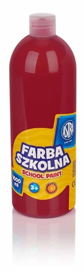 Изображение Astra Farba szkolna 1000 ml ciemnoczerwona (301217044)