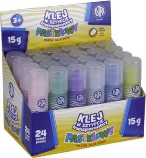 Picture of Astra Klej w sztyfcie transparenty pastelowy 15 g