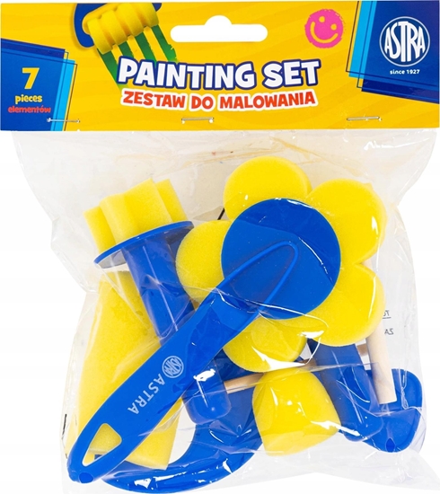 Изображение Astra Zestaw g±bek i waków do malowania 7szt ASTRA