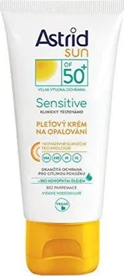 Изображение Astrid Sun Sensitive Face Cream SPF50+ (UNI,50)