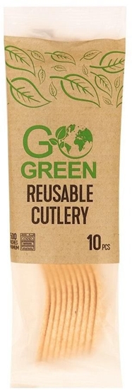 Picture of Atkartoti lietojamas karotes Go Green 10 gab./ 0 07kg 4743115011078