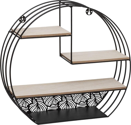 Picture of Atmosphera Czarna metalowa póka cienna Ferro