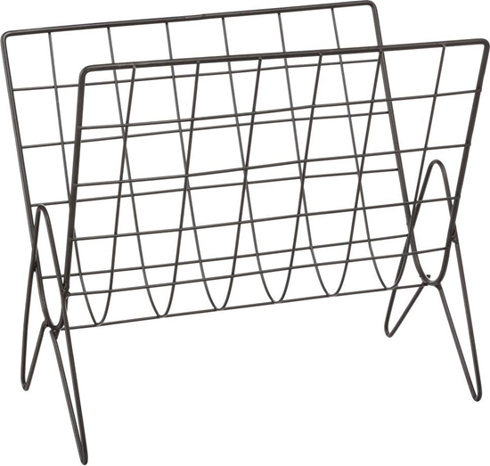 Picture of Atmosphera Czarny nowoczesny druciany gazetnik