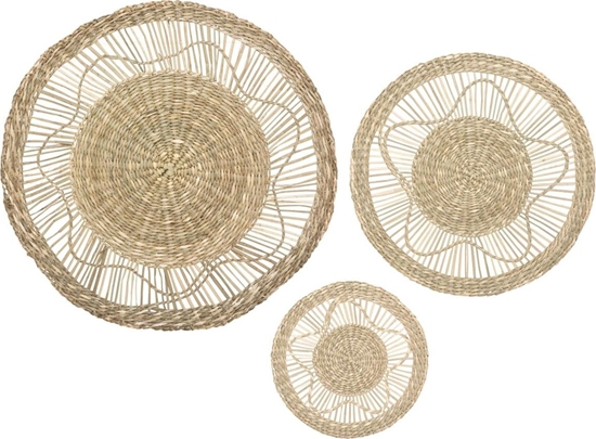 Picture of Atmosphera Komplet wiklinowych ozdób ciennych Nyla