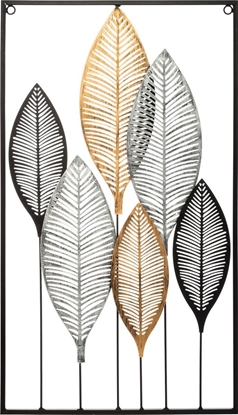 Attēls no Atmosphera Metalowa ozdoba cienna licie 37x65 cm