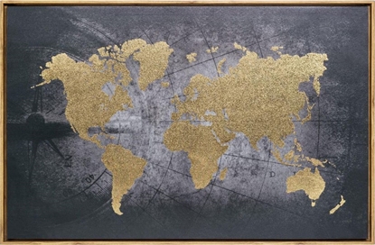 Изображение Atmosphera Obrazek cienny w ramce World 58x88 cm