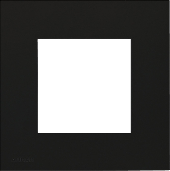 Picture of Audac AUDAC CF45SH/B Cover frame single 45 x 45 mm with hooks Black version