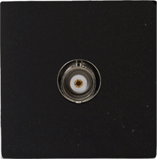 Picture of Audac AUDAC CP45BNC/B Connection plate BNC 45 x 45 mm Black version