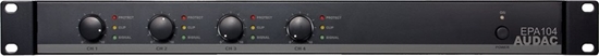 Picture of Audac AUDAC EPA104 Quad-channel Class-D amplifier 4 x 100W - crossover